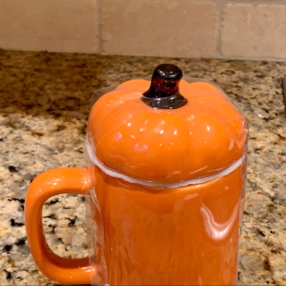 Rae Dunn PUMPKIN LATTE Topper Mug - Picture 5 of 7